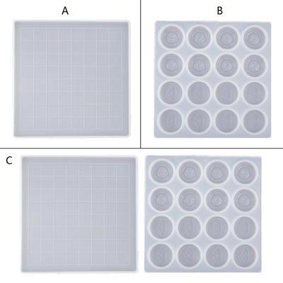 Internationale Schachharzformen Silikon Dame Epoxidformen Schachharz Gießform für DIY Herstellung Heimdekoration