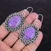 Purpurite Gemstone Earring Handmade Earrings Elegant Jewelry 925 Sterling Silver Earring Birthstone Earring Gifts For Wife Purpurite Jewelry