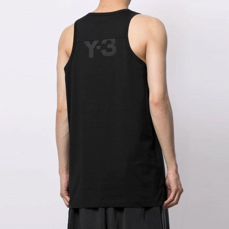 Y-3 Ss21 Solid Color Logo Sleeveless Tank Top Men Tops Black GV4189-BLACK