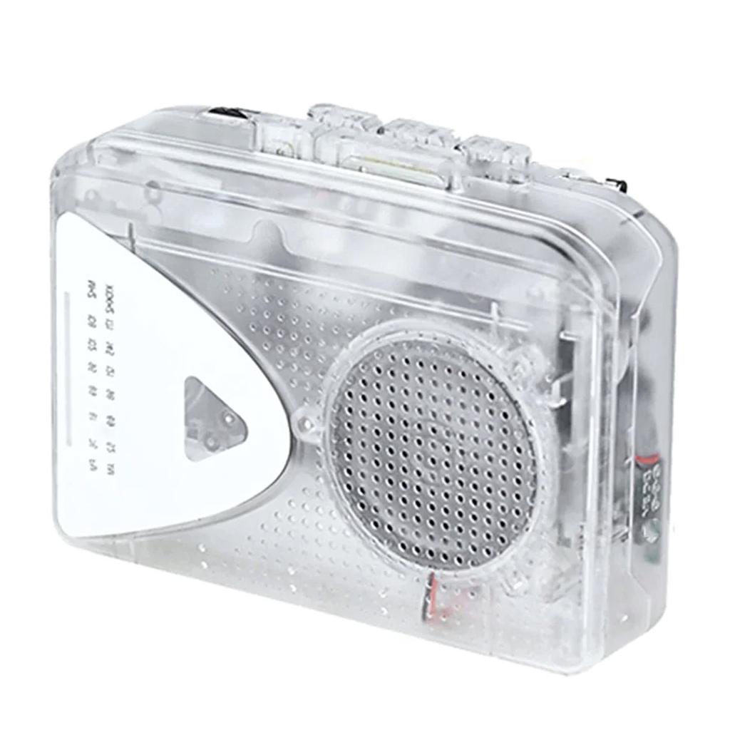 Portable Tape Player Portable n Stereo USB Cassette to MP3 Converter with 3.5mm Socket AM FM Cassette Player
