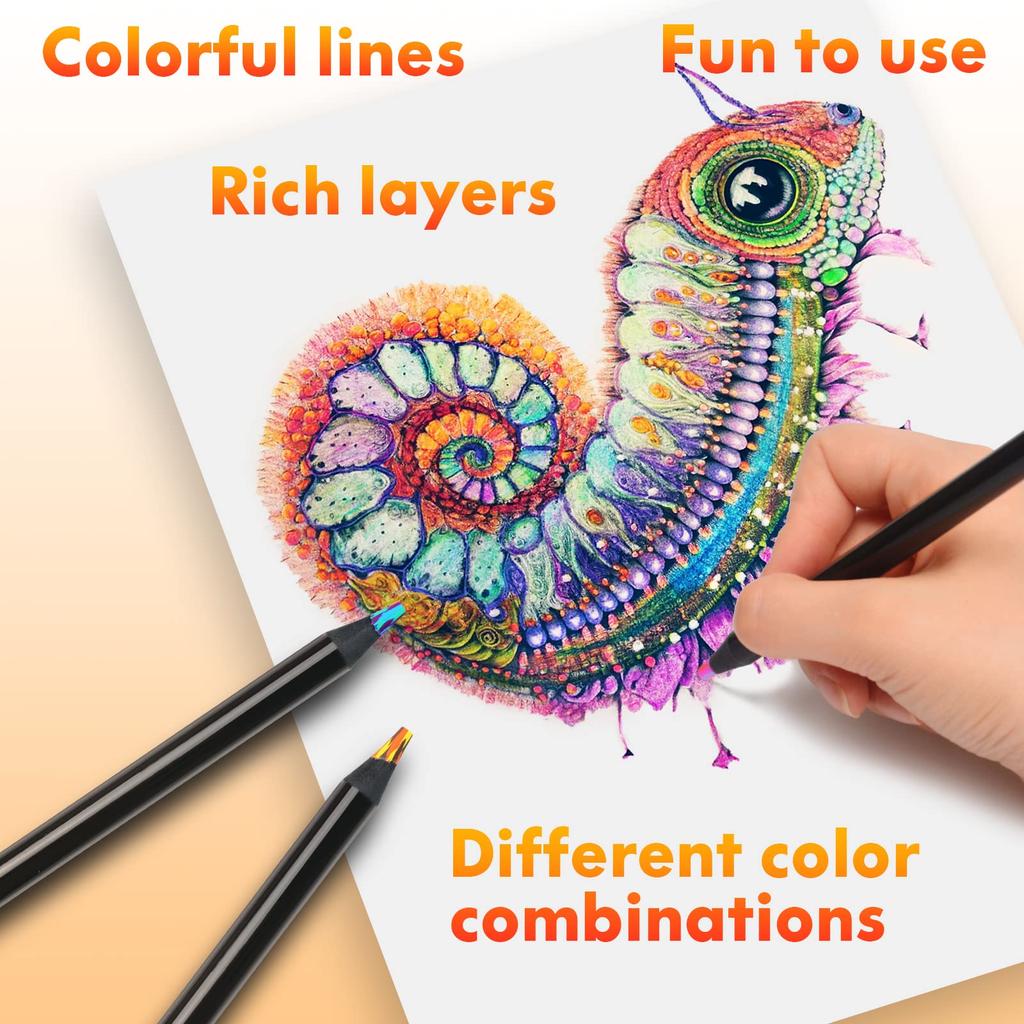 NSXSU 12 Stück Künstlerbedarf, Jumbo-Farbstifte, Regenbogen-Tagesgeschenke zum Ausmalen, Osterkörbchen, Partygeschenktüten, Bleistifte, Bleistifte, Valentinstag