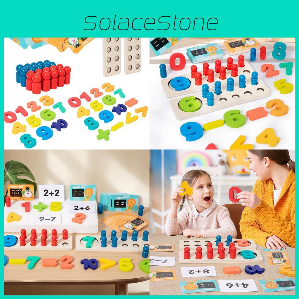 Wooden Math Learning Toy For Kids With Number And Addition Subtraction Skills Educational Gift