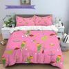 Bibi and Tina Pattern Bedding,Quilt Set Quilt Cover Pillowcase Home Birthday Gift (1 * Duvet Cover + 2 * Pillowcase, Without Core)
