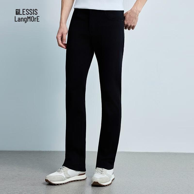 

LILANZ Men s Tech Black Commuter Stretch Slim Fit Jeans