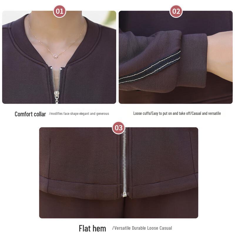 Jianhu Women's Spring Autumn Casual Two-Piece Set