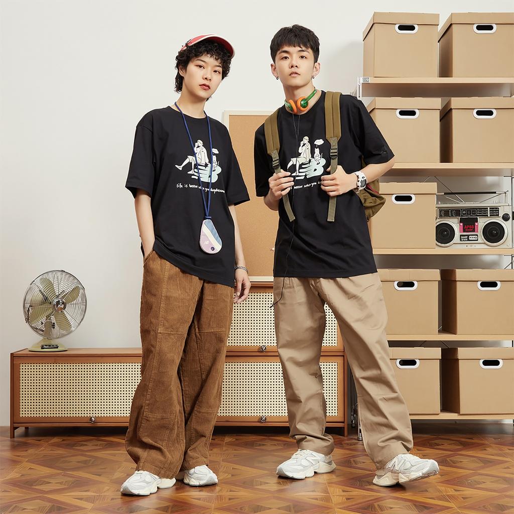 New Balance X PK Graphic Tee Asia Sizing 'Black White' Unisex 5ED26011-BK
