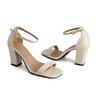 Sandales à talons hauts pour femmes été nouvelle collection sandales à plateforme à bout ouvert grande taille