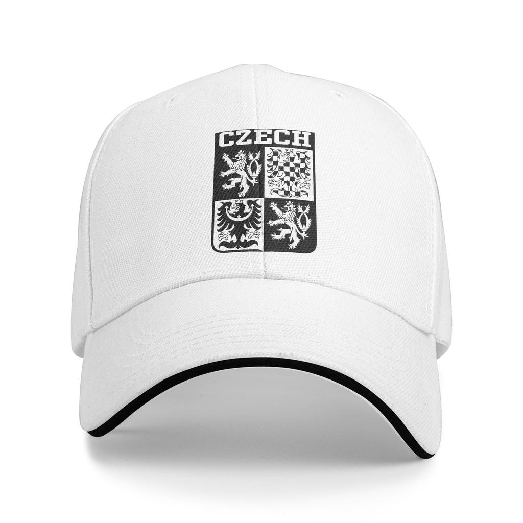 Classic Czech Republic Coat of Arms Golf Cap Unisex Snapback Hat Outdoor Golf Adjustable Fit Sun Caps