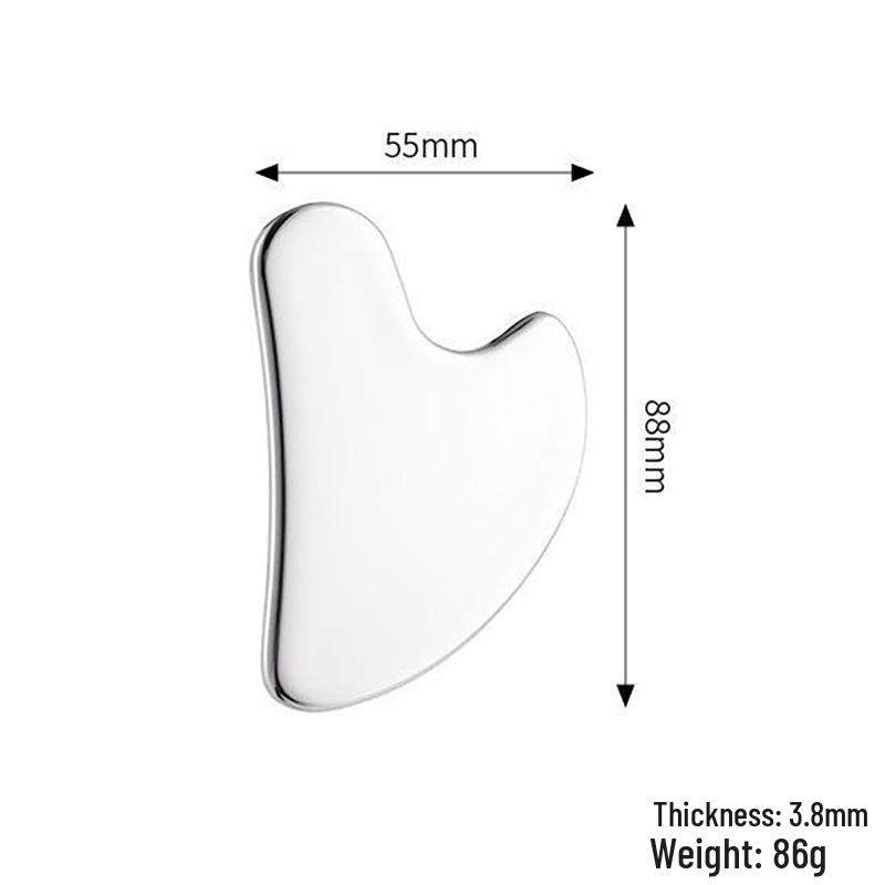 Stainless Steel Gua Sha Heart-Shaped Face & Body Massager