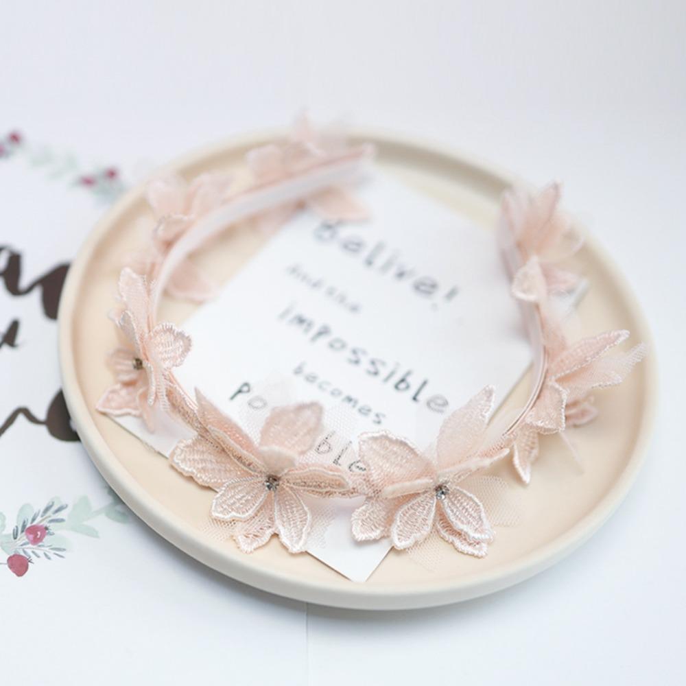 Handgefertigte Baby-Haarbänder Koreanischer Stil Stirnband Kopfschmuck Baby-Geburtstagsparty Haaraccessoires