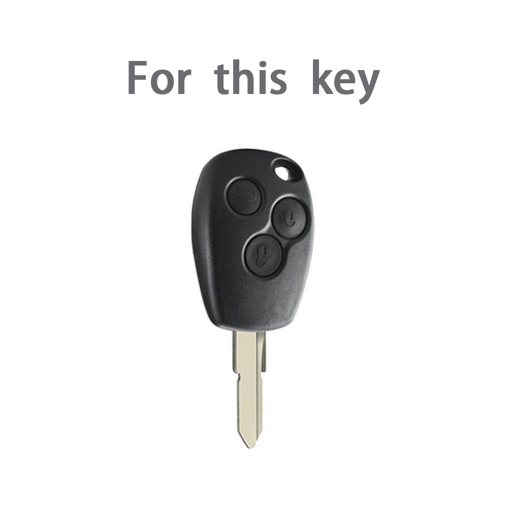 3 Buttons TPU Car Key Cover Case For Renault Dacia Modus Clio 3 Twingo Kangoo Auto Accessories