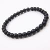 Red Agate Crystal Bracelet: Simple Round Beads, Couple Style Hand Jewelry