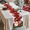 2025 Merry Christmas Santa Table Runner - Kitchen Dining Table Decor | Navidad Home Winter Holiday Gift