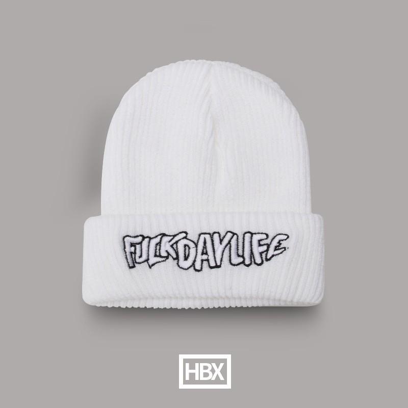 Star hat winter men's wool hat autumn and winter versatile pullover knitted hat warm pile cold hat women