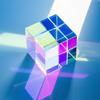 Science Magic Prism Cube 15/20Mm Hexahedral Crystal Magic Cmy Cube 3D Color Cube Prism For Photography