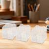 3 Pieces Display Case for Figures Box Multipurpose Storage Dustproof Protection Toys