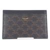 CELINE  10B702BQ4.38NO Card Case Black PVC/Calfskin Women