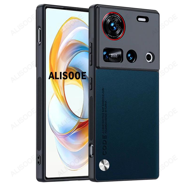Luxus Hülle für Nubia Z70 Ultra Case Hochwertige PU-Leder Schutzhülle für ZTE Nubia Z70 Ultra 5G Stoßfeste Capa