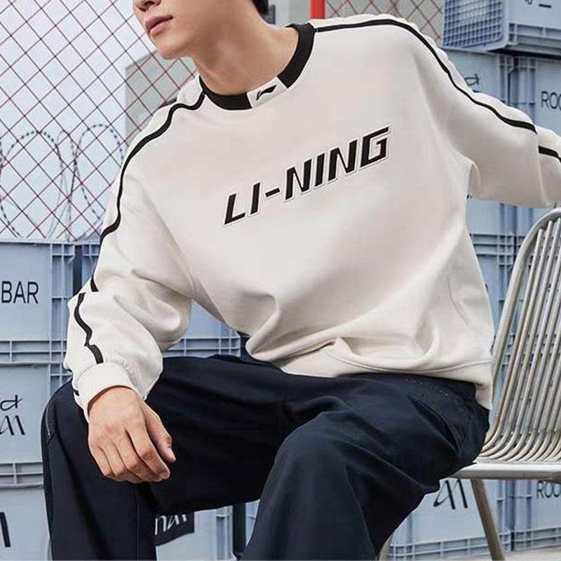 Li Ning Sweatshirts Unisex Crew Neck Moderate Regular YWDT541-1