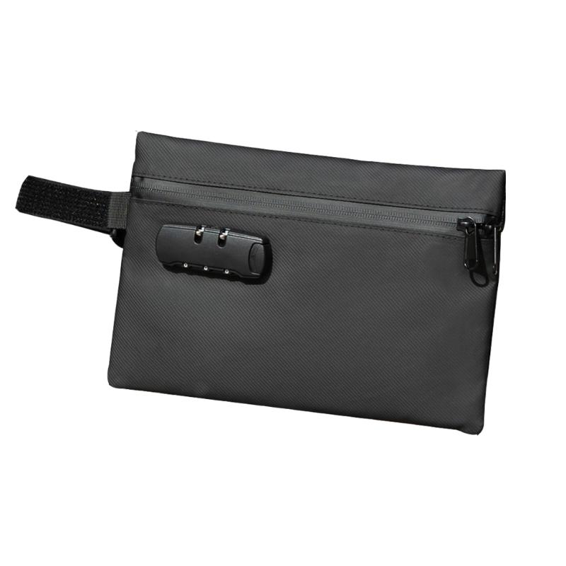 

Weatherproofed Cycling Handlebars Pouches Security Code Lock Ergonomic Narrow Edges Handlebars Pouches For Road Bike 1
