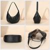Leather women's bags, cloud bags, women's bags, niche design, underarm bags, high-end sense, large-capacity messenger bags, women's versatile bags