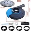 BOPENG Dust Cover for 5-inch Concrete Grinder & 7-inch Angle Grinder - Floor Paint Vacuum & Grinding Wheel Collection