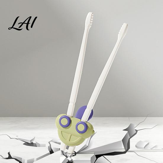 Non Slip Food Pick Up Chopsticks Training for Toddlers Non-Slip Tips Heat Resistant Learning Chopsticks Toddlers Correcting Holding Position