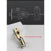 304 Stainless Steel Ball Lock Indoor Wooden Door With Key Bathroom Door Handle Household Silent Thickened Anti-theft Door Lock