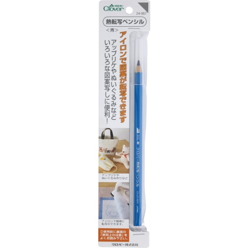 Clover Clover Heat Transfer Pencil Length 16cm Blue 24-067