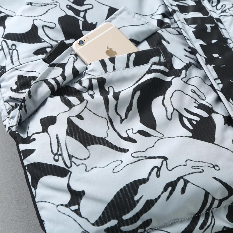 Nadměrné velikosti S-8XL Zimní bez rukávů Parky Pánské svrchní oblečení Módní Pánská hřejivá vesta s kapucí