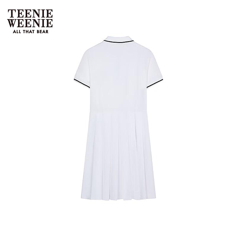 Teenie Weenie Women's Preppy Color-block Pleated Midi Dress