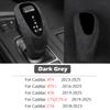 For Cadillac XT4 XT5 XT6 CT5 CT6 2016-2025 Gear Lever Stick Shift Knob Cover Shell Interior Suede Car Trim Protector Accessories
