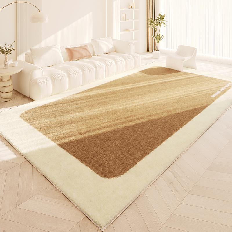 Dopamine Color Bedroom Decor Carpet Large Area Carpets for Living Room Thickend Plush Lounge Floor Mat Fluffy Soft Cloakroom Rug