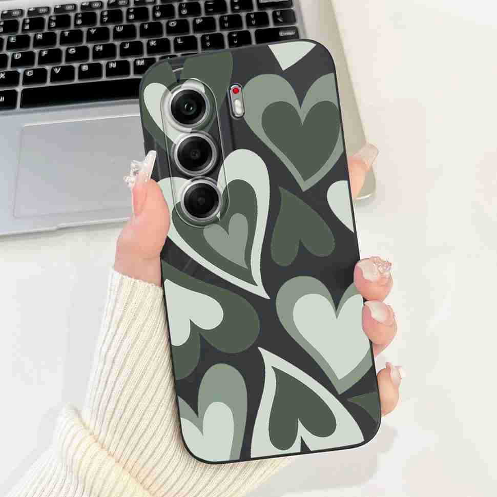 For Tecno Camon 40 Pro 5G Case Fashion Flower Cute Rabbit Soft Silicone Cover For Tecno Camon 40Pro 5G 6.78" Bumper Phone Cases