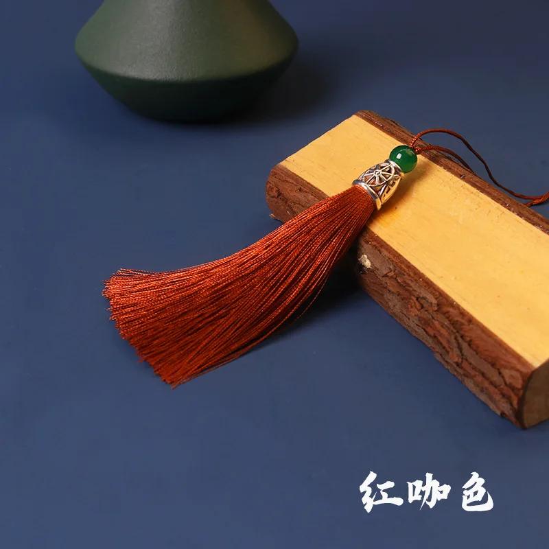 5pcs/Pack 10cm Multicolor Cotton Silk Tassel Cords Brush for Earrings Charm Pendant Tassel Fringe DIY Jewelry Making