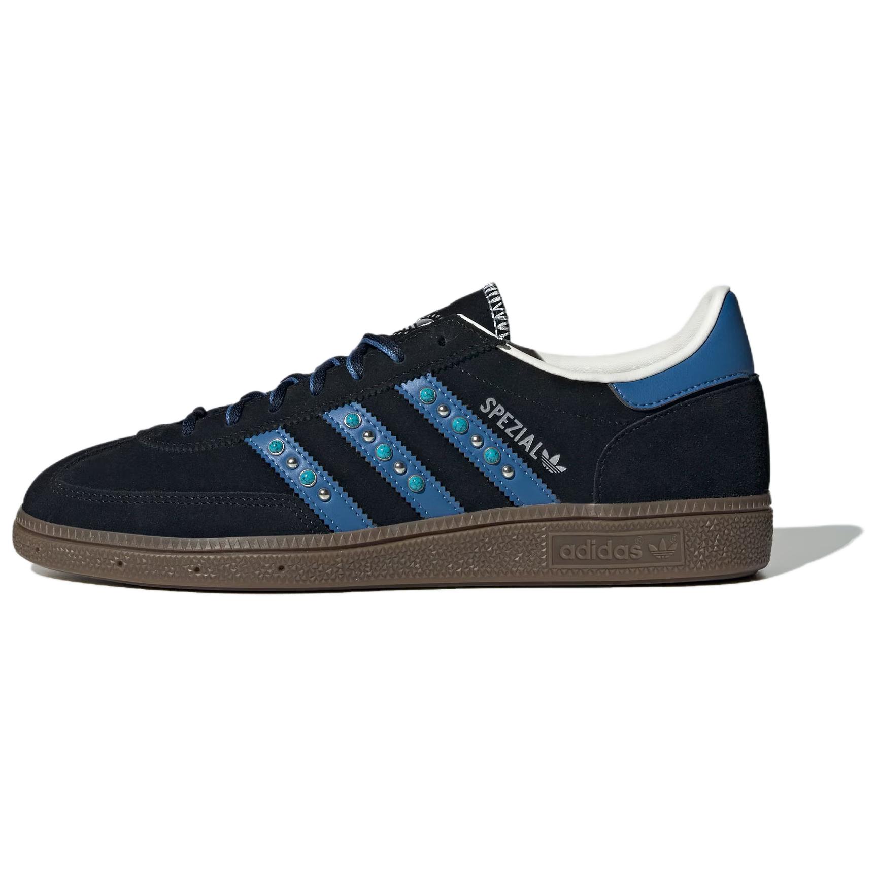 

Adidas Originals Handball Spezial Comfortable Soft Thin Sole Durable Low-Top Sneakers Unisex Sneakers Black JQ9654 38⅔