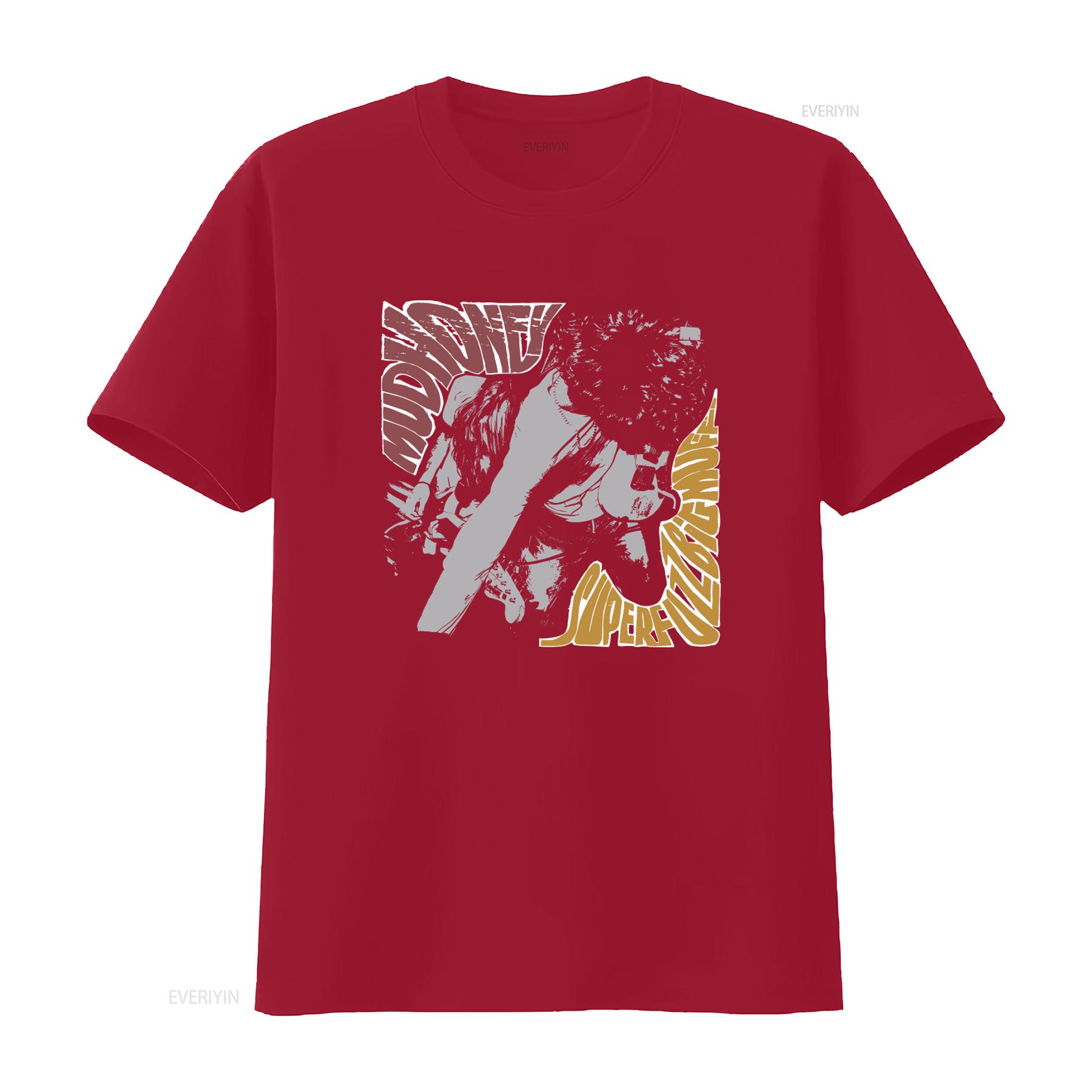Cotton T Shirt Mudhoney Superfuzz Bigmuff Mark Arm Dan Peters Steve Turner Rock Band Print vintage Washed Soft designer clothes S