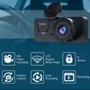 Tříčočková palubní kamera pro automobily Video monitorování parkování s vysokým rozlišením s nočním viděním CAR DVR 1080P Autokamera