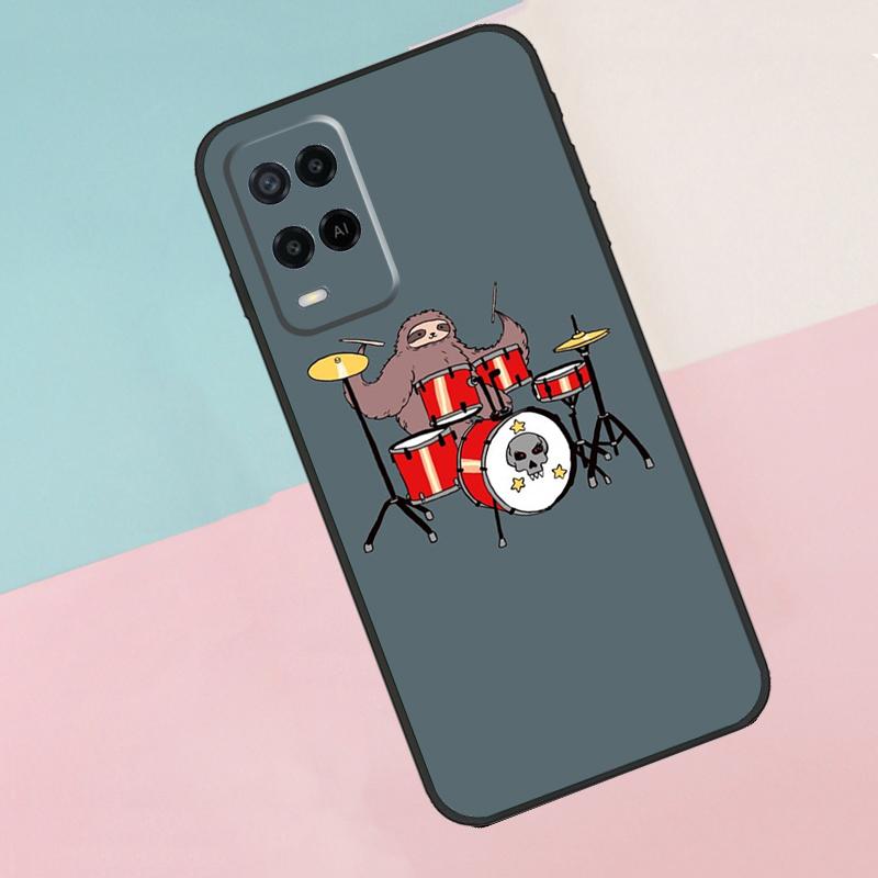 Musical Instrument Drum For Oppo A74 A94 A54 A80 A78 A98 A40 A60 A18 A38 A58 A15 A17 A77 A57S A16 A76 A96 Phone Case
