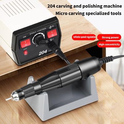 Compact BenchTop Polisher for Jewelry Making and Crafting Projects Includes Wool Abrasive Fiber Grinding Wheels