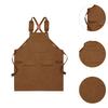 Canvas Apron with Adjustable Straps Ideal for Culinary Tasks And Hairdressing