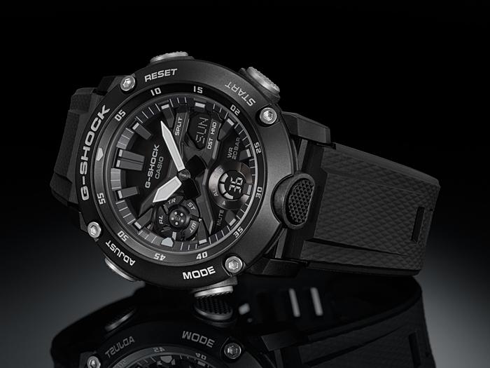 Casio Men's Resin 200M Water Resistant Digital Shock Resistant Quartz Watch GA-2000S-1A