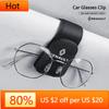 2026 Hot For Renault Interior Stickers Car Sun Visor Sunglasses Clip Auto Glasses Ticket Card Clamp For Renault Clio Kadjar QM6 Y555
