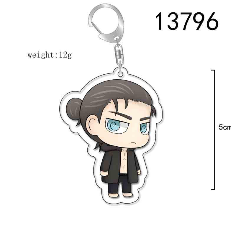 Attack On Titan Anime Acrylic Keychain Pendant - Creative Jewelry Gift