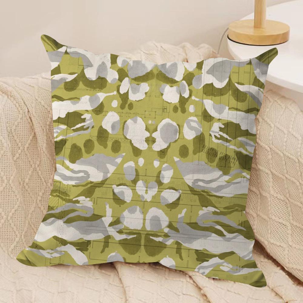 Classic AAllsaints Floral Cushion Cover Soft Plush Fabric DoubleSided Printed Sofa Cushion Cover for All Seasons Home Decor