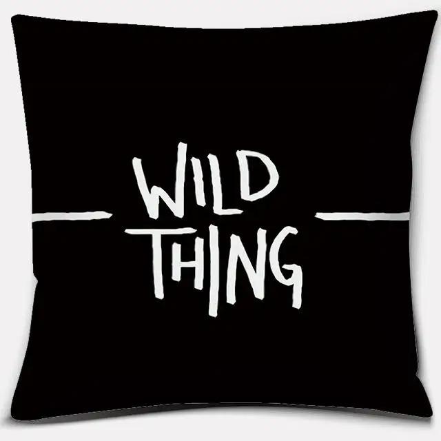 Black and White Style Decorative Pillowcase Car Ornaments Office Living Room Sofa Home Pillowcase