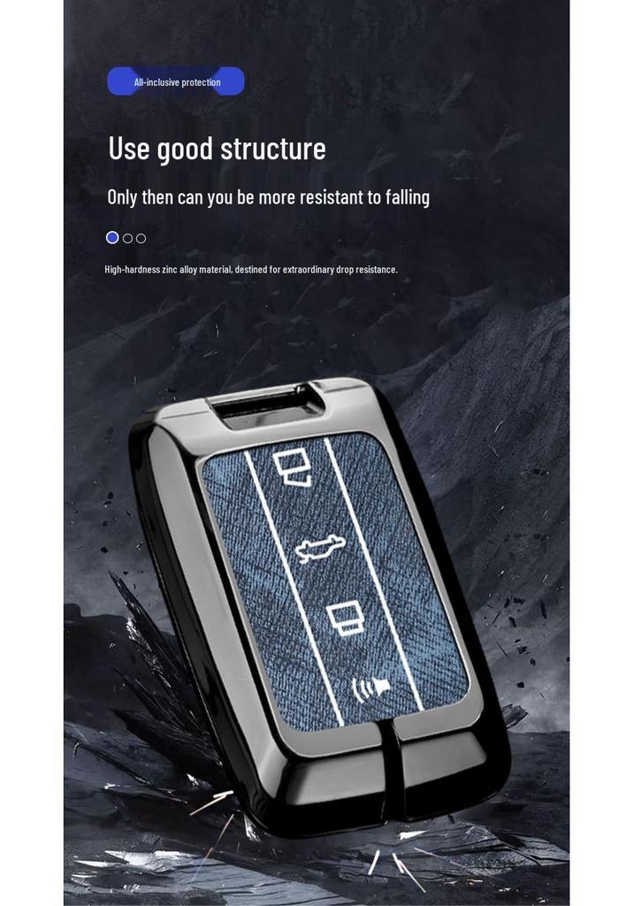 2024 Tank 300 Key Cover: Unisex Metal Shell with Buckle