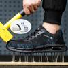 Fashion Anti-static Safety Shoes Men Composite Toe Work Safety Boots Without Metal Puncture Proof Work Shoes Man Security Boots Big Size