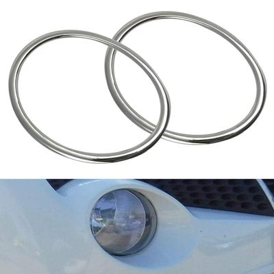 Chrom ABS Trim für Nissan Juke Zubehör Kopf Lampe Front Stoßstange Scheinwerfer Ring 2010 2011 2012 2013