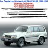 4Pcs Window Glass Seal Strip 75710-60021 For Toyota Land Cruiser LC80 FZJ80 LX450 1990-1998 Weatherstrip Seal Belt Moulding Trim